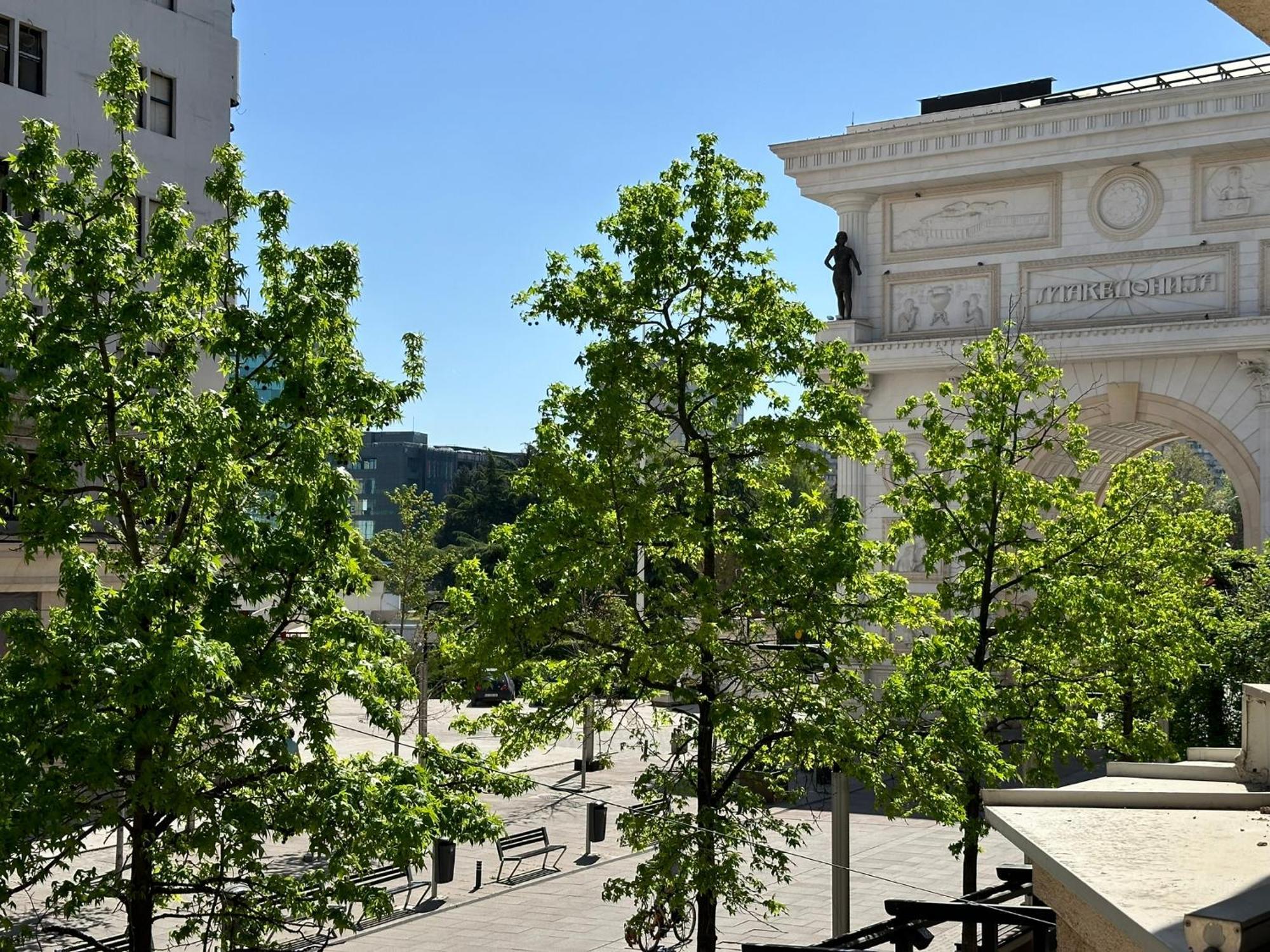 Skopje Plaza Apartment Exteriör bild